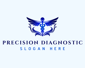 Diagnostic - Caduceus Healthcare Medical logo design