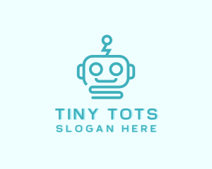 Toddler - Educational Toy Robot logo design