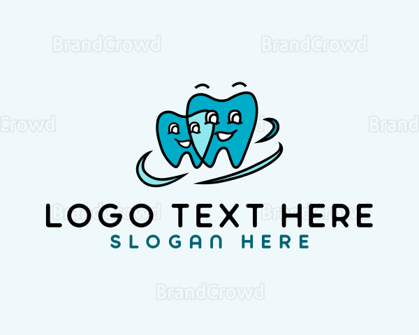 Happy Teeth Dental Care Logo