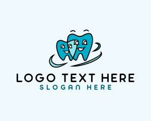 Teeth - Happy Teeth Dental Care logo design