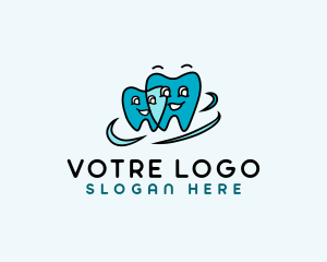 Kids - Happy Teeth Dental Care logo design