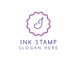 Stamp - Feminine Cursive Stamp logo design