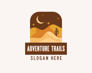 Trekking - Desert Trekking Outdoor logo design