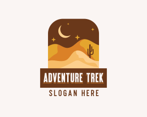 Trekking - Desert Trekking Outdoor logo design