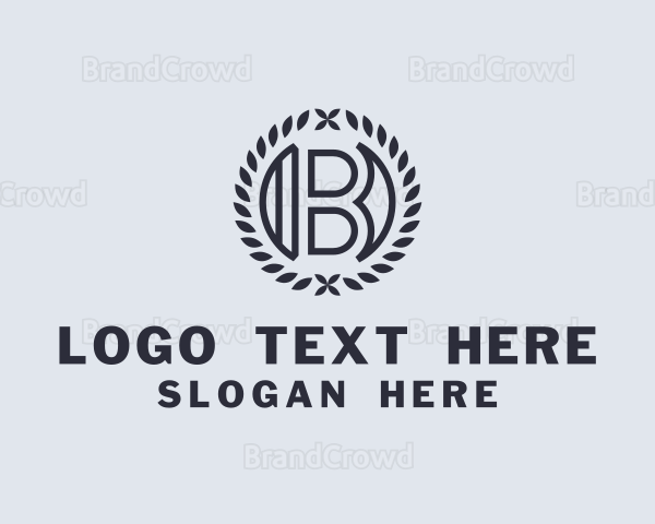 Company Badge Letter B Logo
