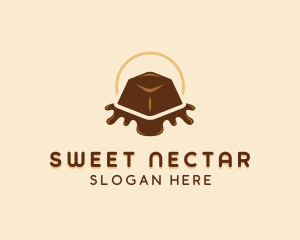 Chocolate Candy Dessert logo design