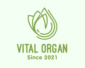 Natural Organic Oil logo design