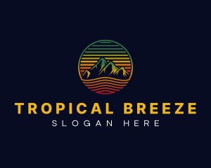 Jamaican Mountain Caribbean logo design