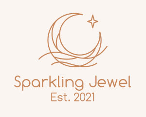 Moon Star Jeweler  logo design