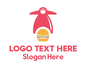 Fast Food Burger  Logo