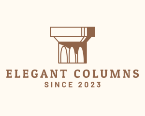 Column Construction Pillar logo design