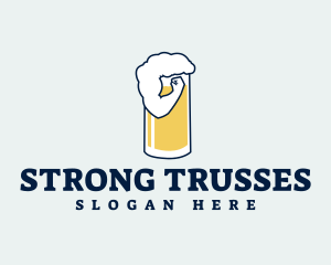 Beer Muscle Arm logo design