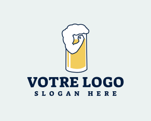 Bistro - Beer Muscle Flex logo design