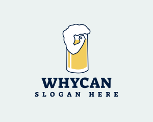 Liquor Bar - Beer Muscle Flex logo design