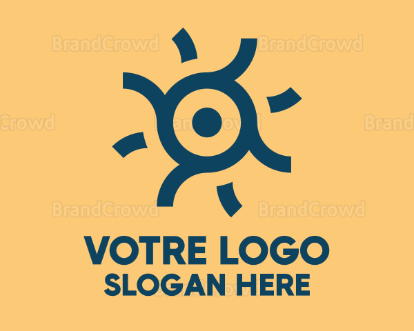 Summer Sun Eye Logo