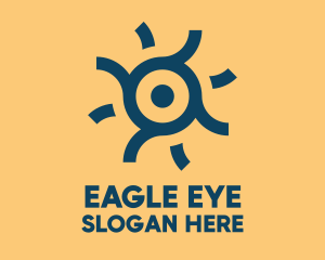 Summer Sun Eye logo design