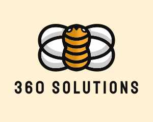 Yellow Bumble Bee  logo design