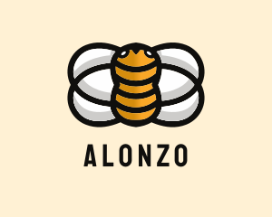 Yellow Bumble Bee  logo design