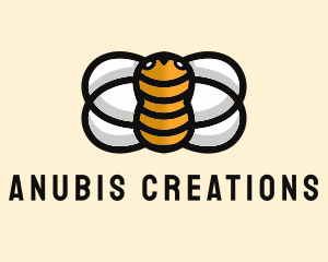 Yellow Bumble Bee  logo design