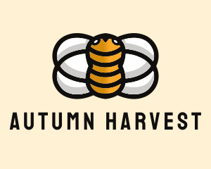 Yellow Bumble Bee  logo design