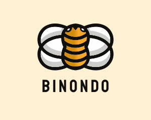 Honey - Yellow Bumble Bee logo design