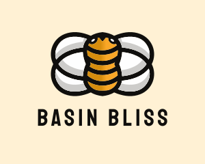 Yellow Bumble Bee  logo design