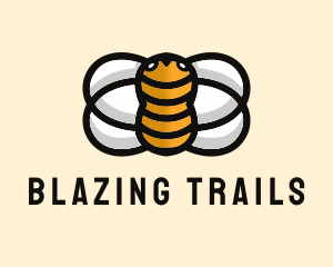 Yellow Bumble Bee  logo design