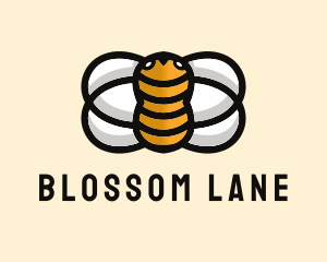 Yellow Bumble Bee  logo design