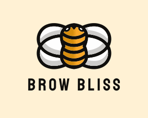 Yellow Bumble Bee  logo design