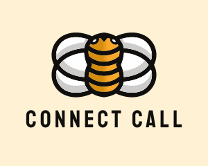 Yellow Bumble Bee  logo design