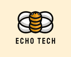 Yellow Bumble Bee  logo design