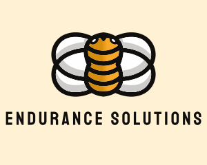 Yellow Bumble Bee  logo design