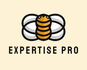 Yellow Bumble Bee  logo design