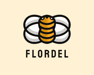 Yellow Bumble Bee  logo design