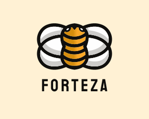 Yellow Bumble Bee  logo design