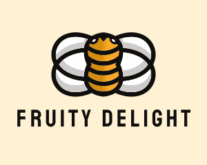 Yellow Bumble Bee  logo design