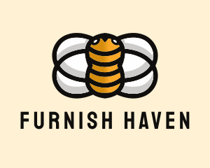 Yellow Bumble Bee  logo design