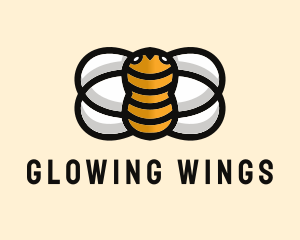 Yellow Bumble Bee  logo design