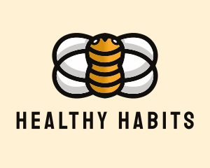 Yellow Bumble Bee  logo design