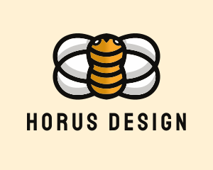 Yellow Bumble Bee  logo design