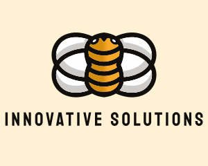 Yellow Bumble Bee  logo design