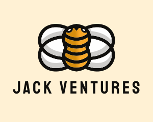 Yellow Bumble Bee  logo design