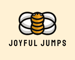 Yellow Bumble Bee  logo design