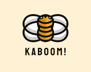 Yellow Bumble Bee  logo design
