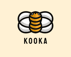 Yellow Bumble Bee  logo design