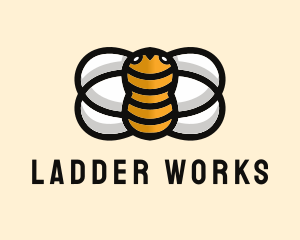 Yellow Bumble Bee  logo design