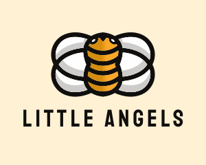 Yellow Bumble Bee  logo design