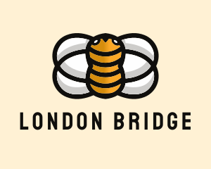 Yellow Bumble Bee  logo design