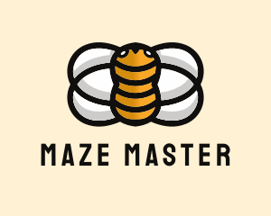 Yellow Bumble Bee  logo design