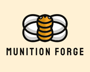 Yellow Bumble Bee  logo design